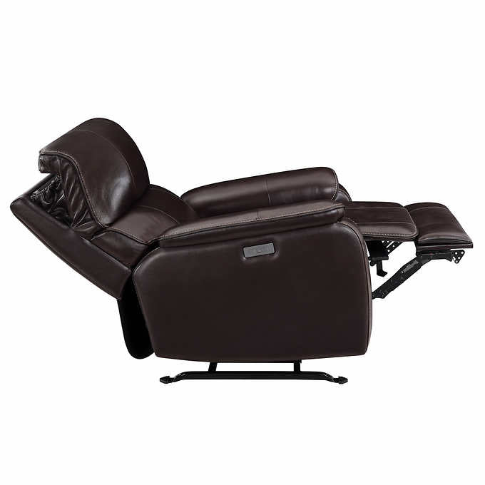 Costco - Barcalounger Columbia Leather Power Recliner with Power Headrest - Retail $799
