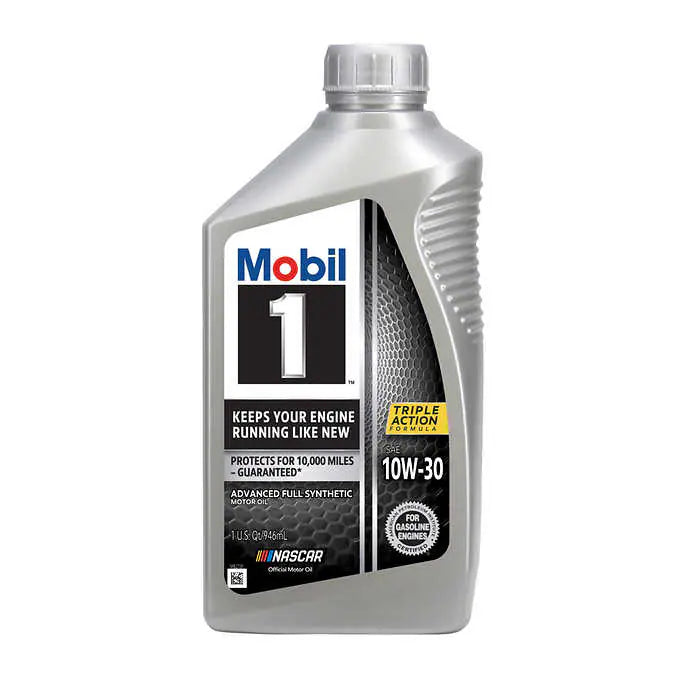 NEW - 6 QUARTS - Mobil 1 Advanced Full Synthetic Motor Oil 10W-30 - Retail $43