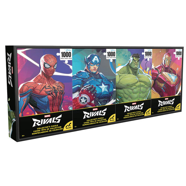 NEW - Novelty 4-pack Collector Puzzle, Marvel Rivals