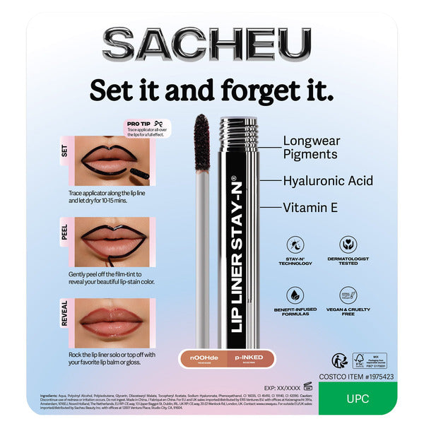 Sacheu Lip Liner STAY-N, 2-pack