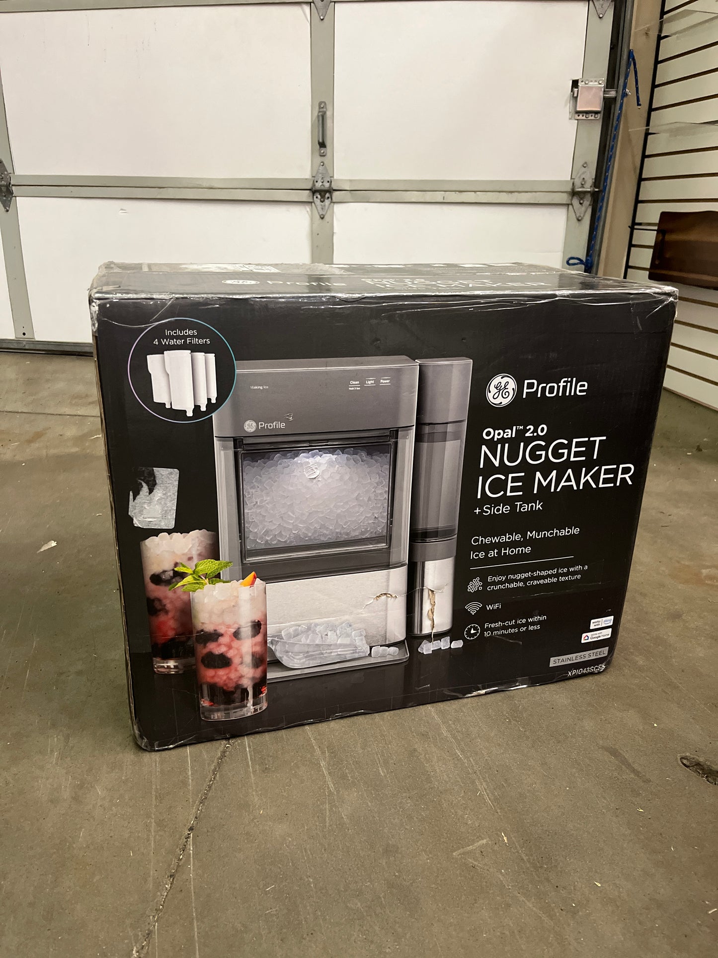 GE Profile Opal 2.0 Nugget Ice Maker with Side Tank