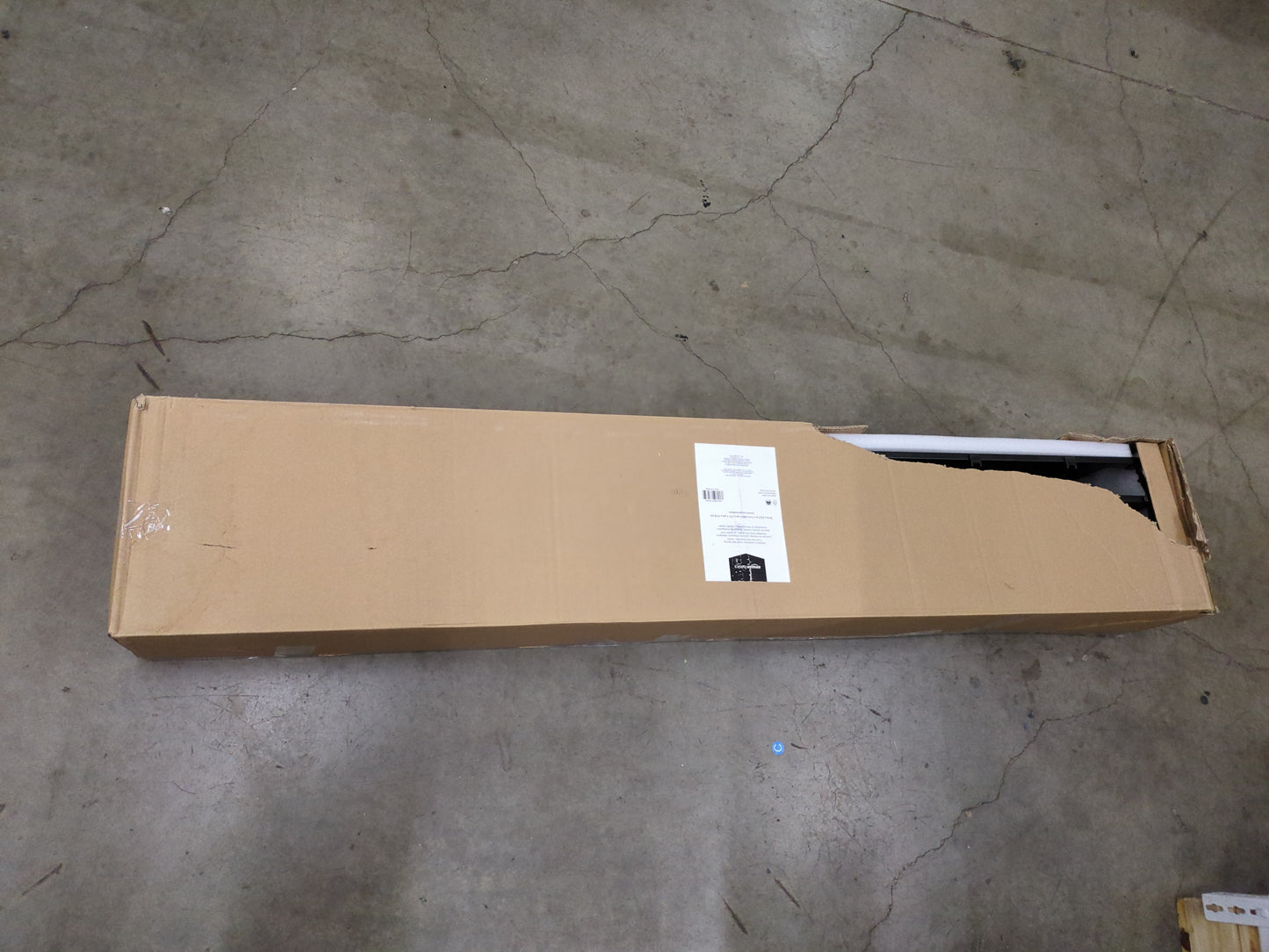 Amazon Basics Smart Box Spring Bed Base, 7-Inch Height Mattress Foundation, Tool-Free Easy Assembly, Queen, 79"L x 59.5"W x 7"H, White - Retail $120