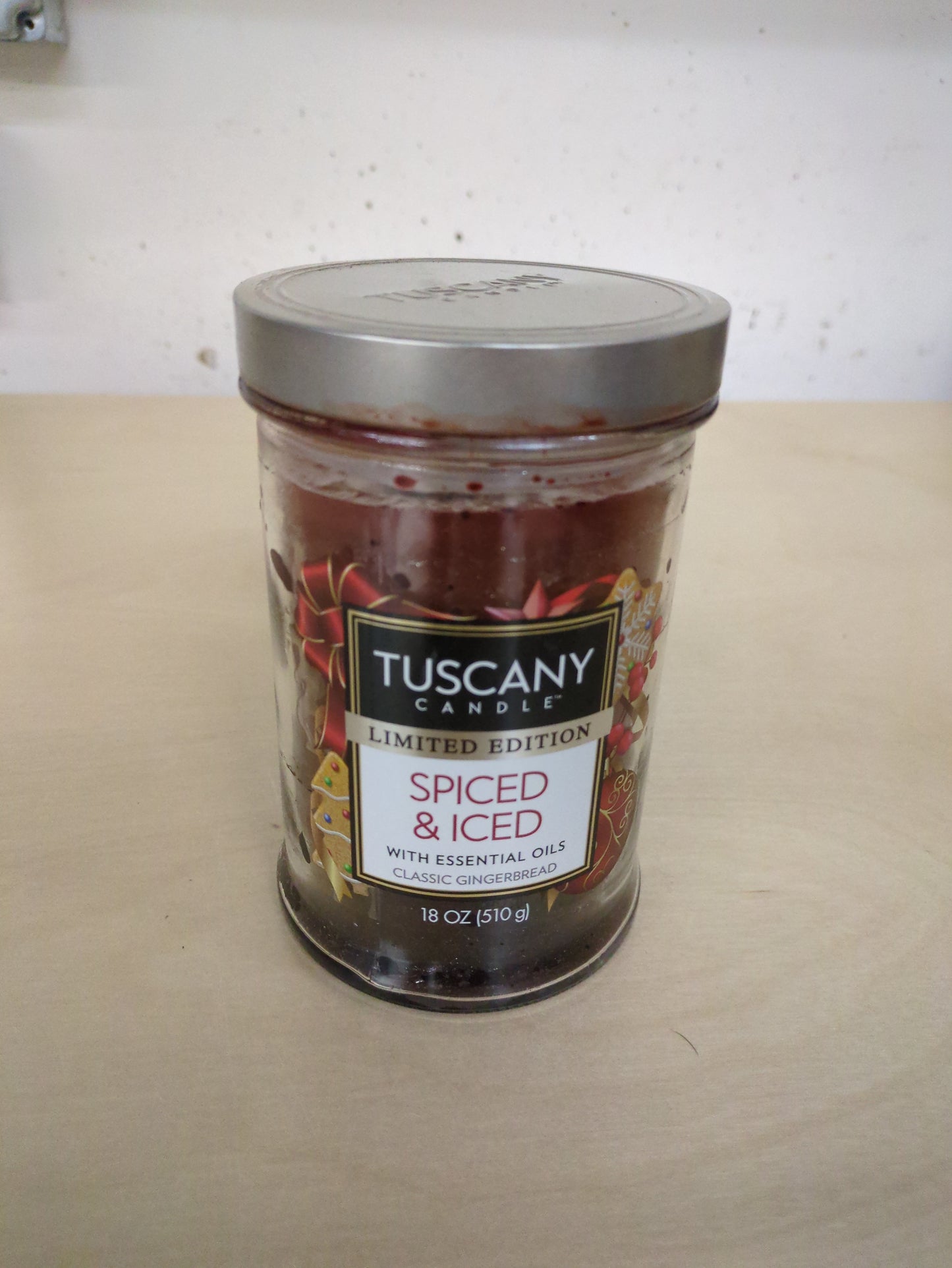 Tuscany Candle™ Limited Edition Spiced & Iced Scented Triple Pour Jar Candle