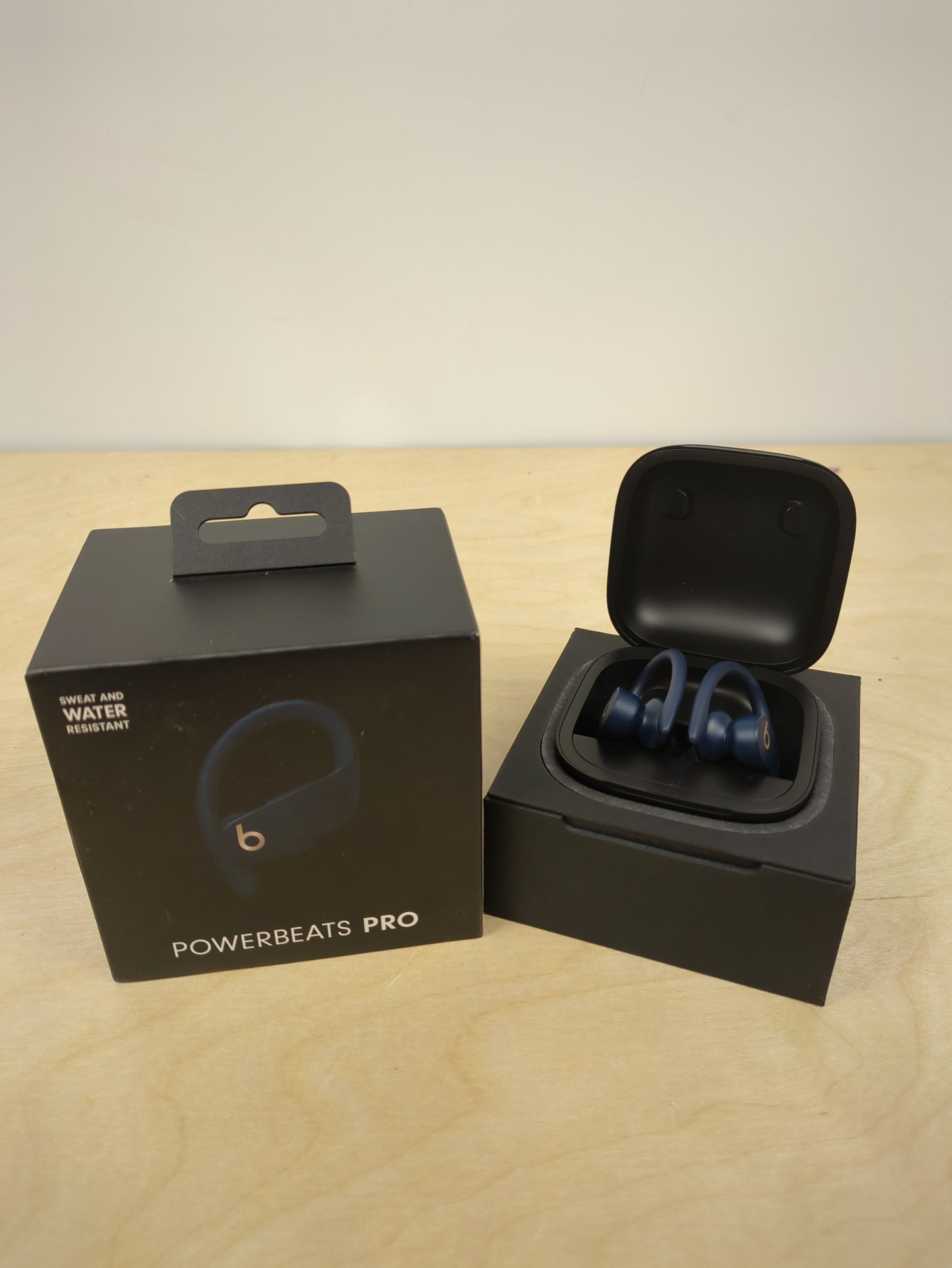 Beats Powerbeats Pro Wireless Earbuds - Apple H1 Headphone Chip, Class 1 Bluetooth Headphones, 9 Hours of Listening Time, Sweat Resistant, Built-in Microphone - Navy - Retail $160