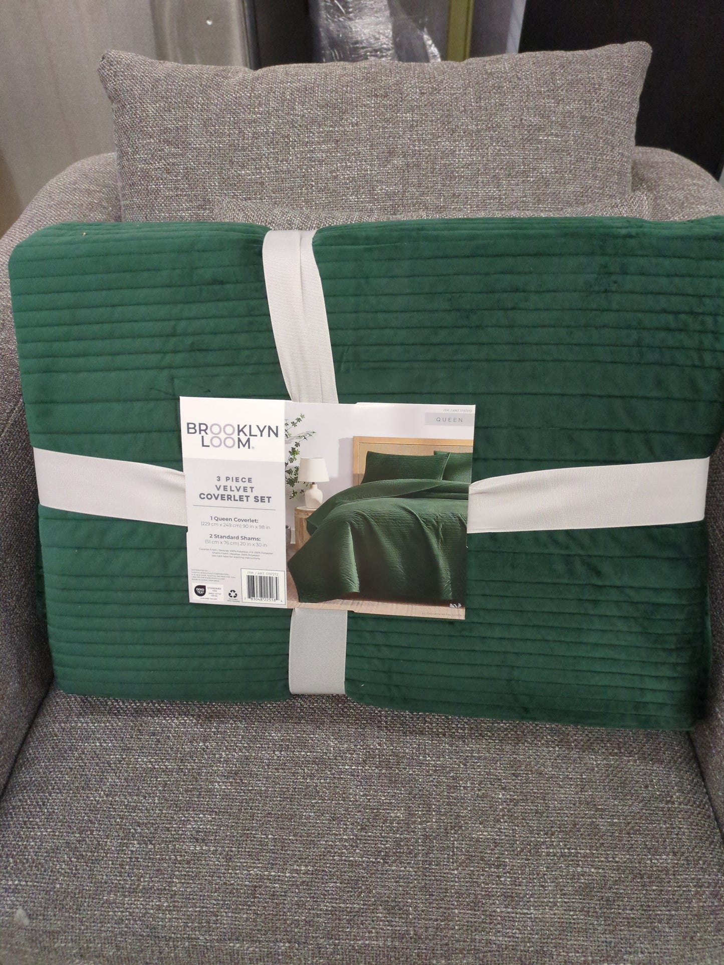 Brooklyn Loom 3-piece Velvet Coverlet Set -