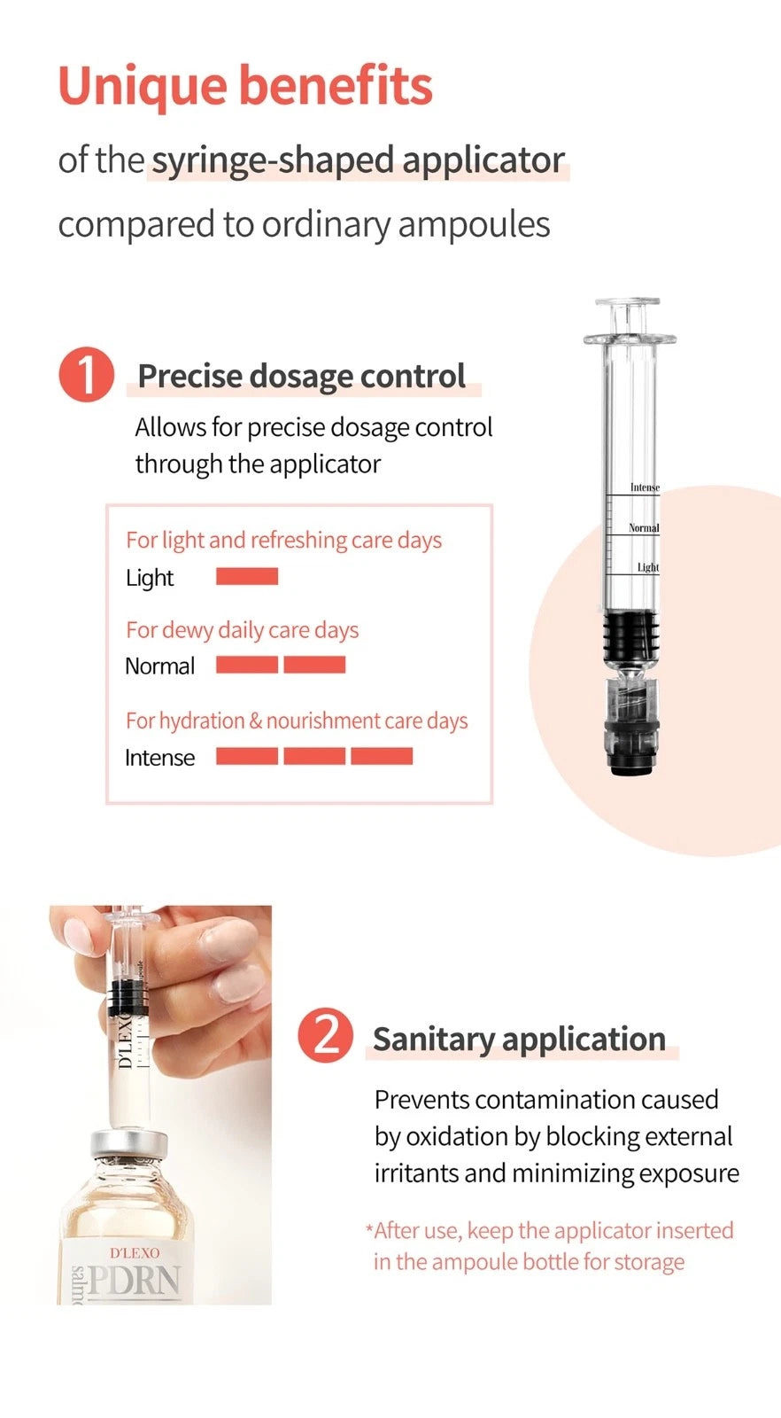 D’LEXO PDRN Solution Salmon Ampoule, 1.18 fl oz