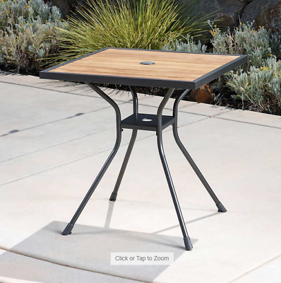 SunVilla Newport Commercial Bistro Table, Faux Wood – PDX Deals