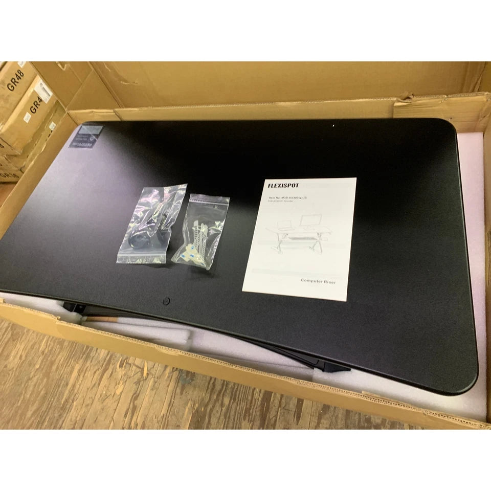 FlexiSpot Standing Desk 47" Computer Riser Keyboard Tray M3B-E-US - Retail $345
