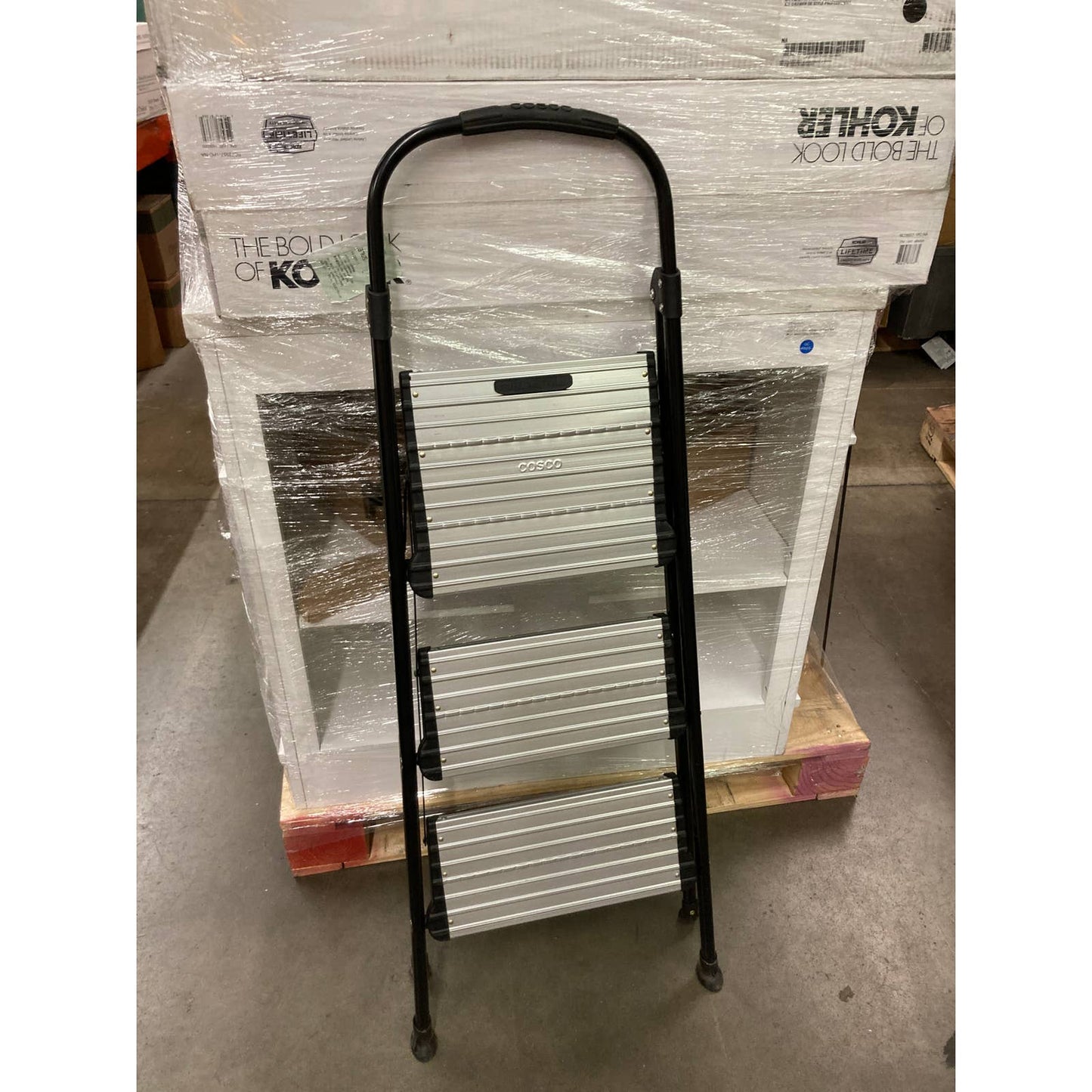 COSCO 3 Wide Step Folding Step Stool - retail $49