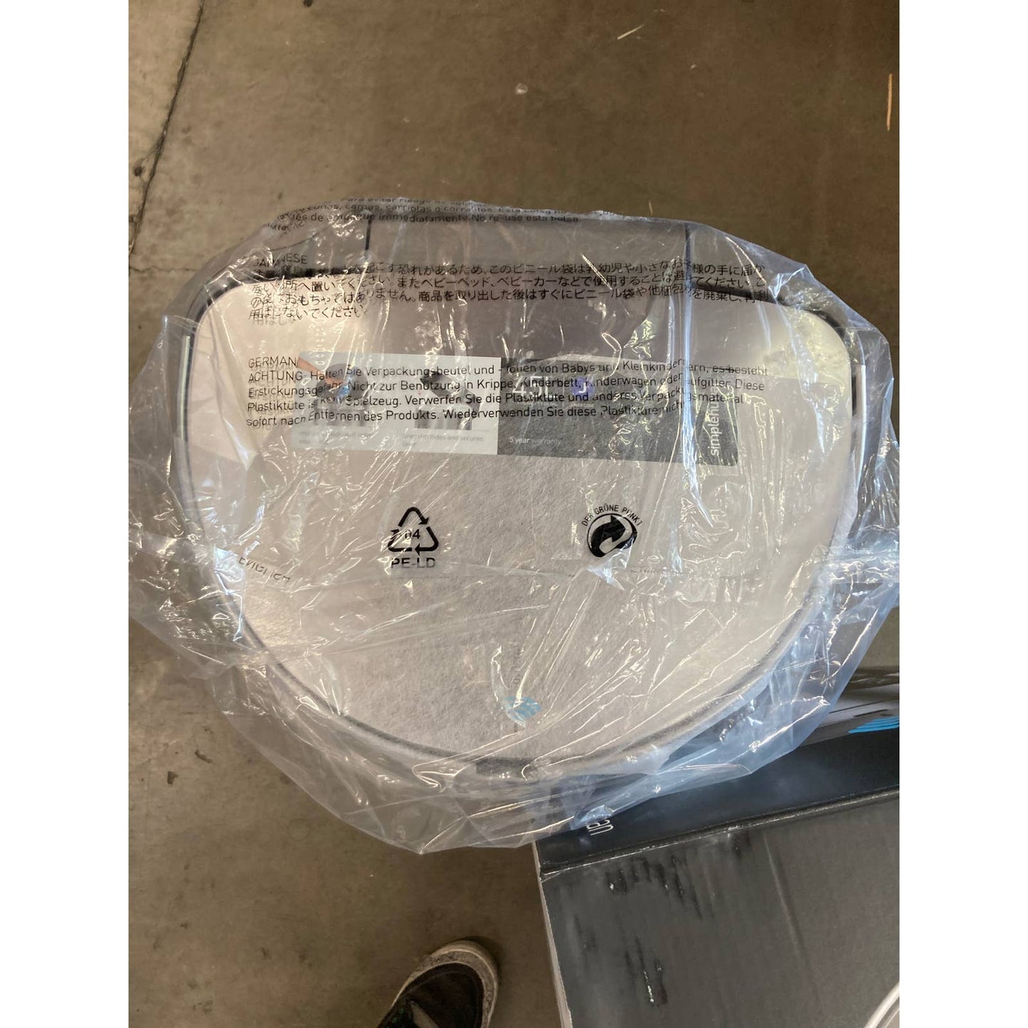 NEW - simplehuman 45L Semi Round Sensor Can and 4.5L Step Can with Odorsorb - Retail $149