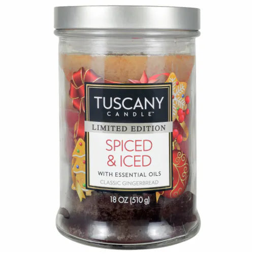 Tuscany Candle™ Limited Edition Spiced & Iced Scented Triple Pour Jar Candle
