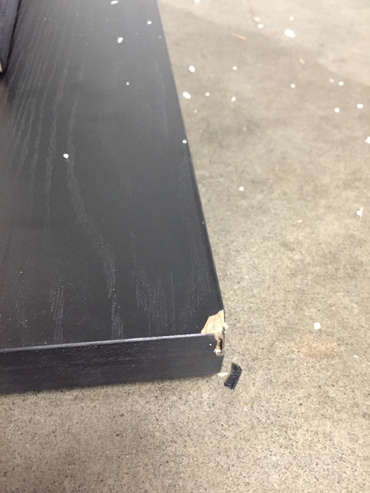 Colton TV Stand - Black Grain