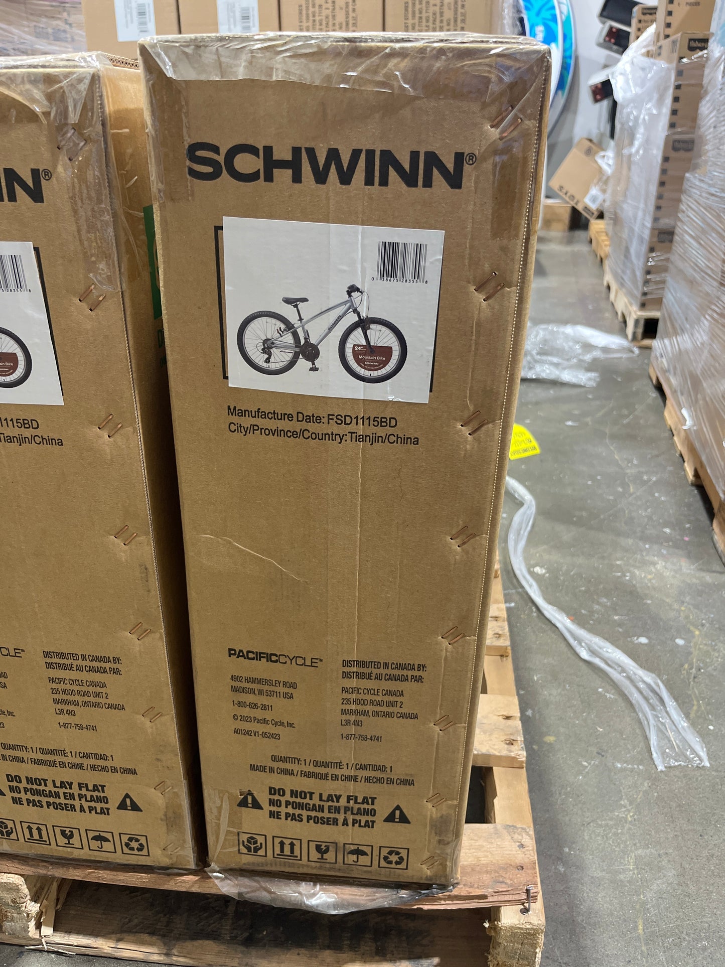 Schwinn Ranger Mountain Bike, 24 Inch Wheel, 21 Speeds, Silver