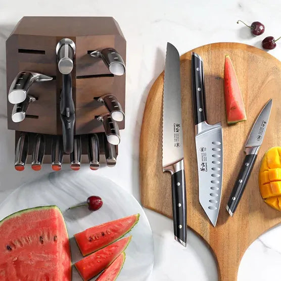 Cangshan Denali Series German Steel Forged 17-piece Knife Block Set