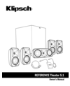 Klipsch Reference Theater Pack 5.1ch Surround Sound System