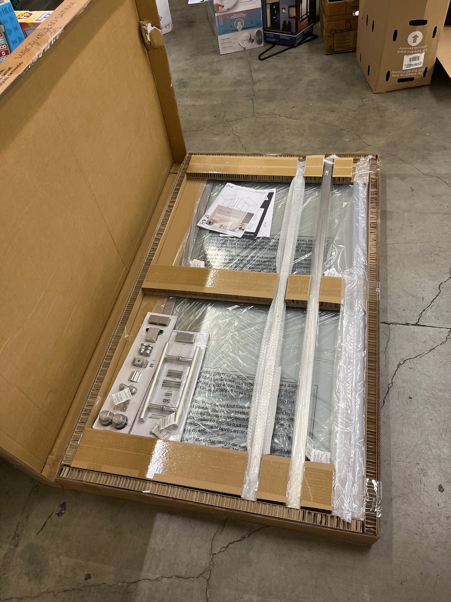 NEW - OVE Decors Kelsey 60" Tub Door