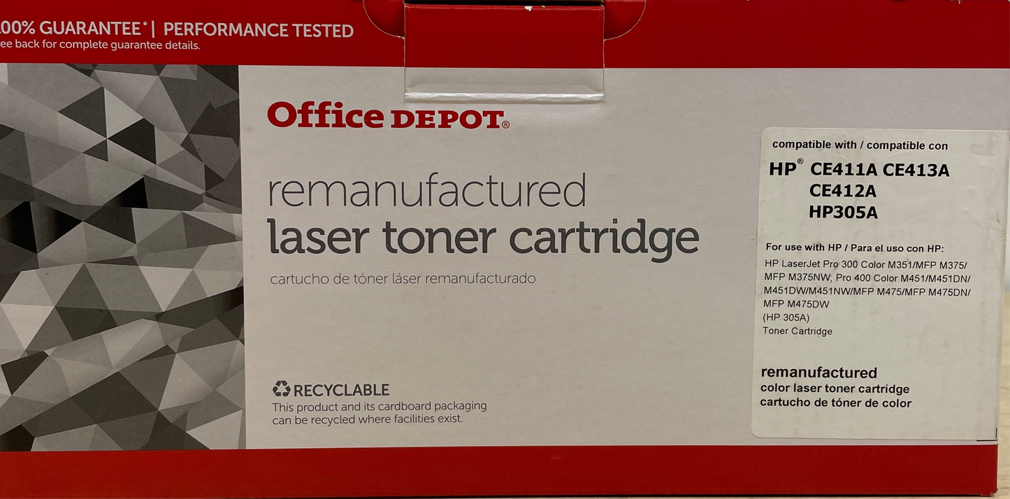 HP Laser Toner Cartridge - 3 Pack Color