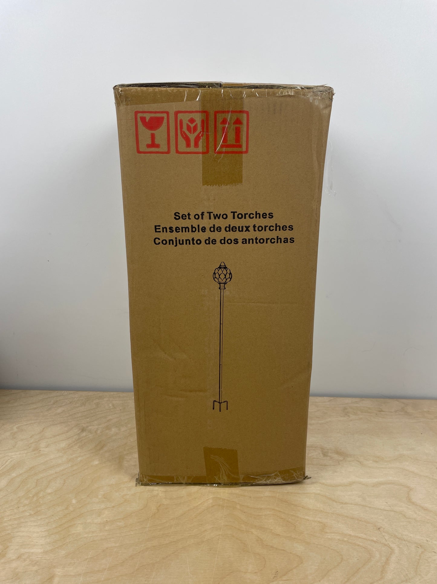 NEW - Patio Torch Set, 2-pack