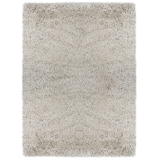 NEW - Thomasville Marketplace Luxury Shag Rug, Cream 5'3" x 7'5" - Retail $159