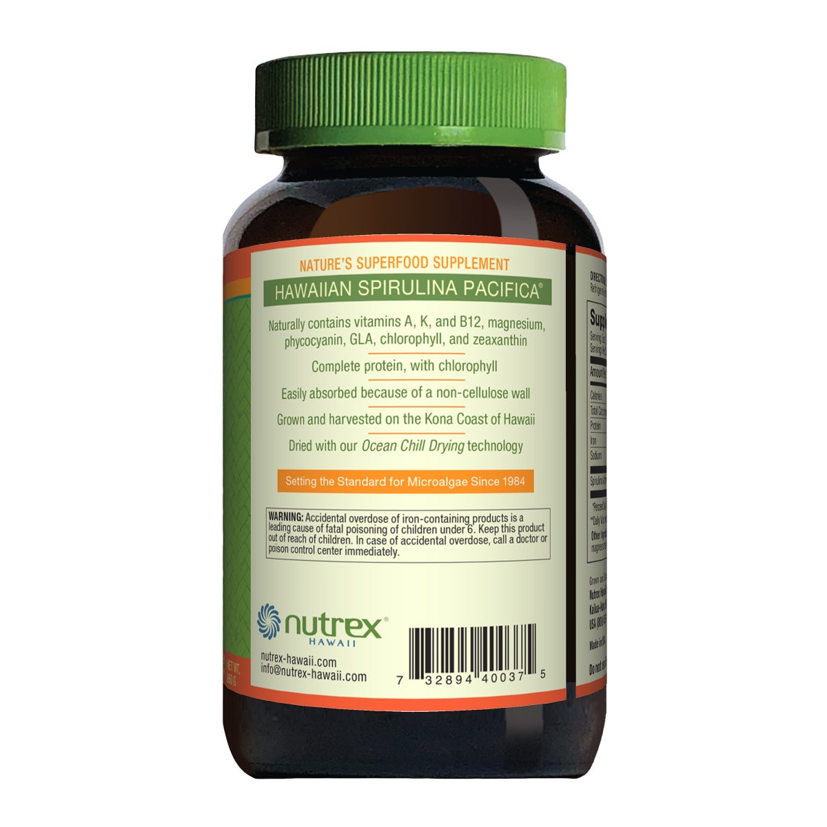 NEW - Pure Hawaiian Spirulina 3000 mg, 360 Tablets