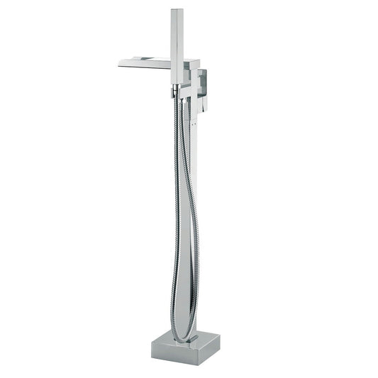 OVE Decors Infinity Freestanding Waterfall Spout Bathtub Faucet  - Retail $480