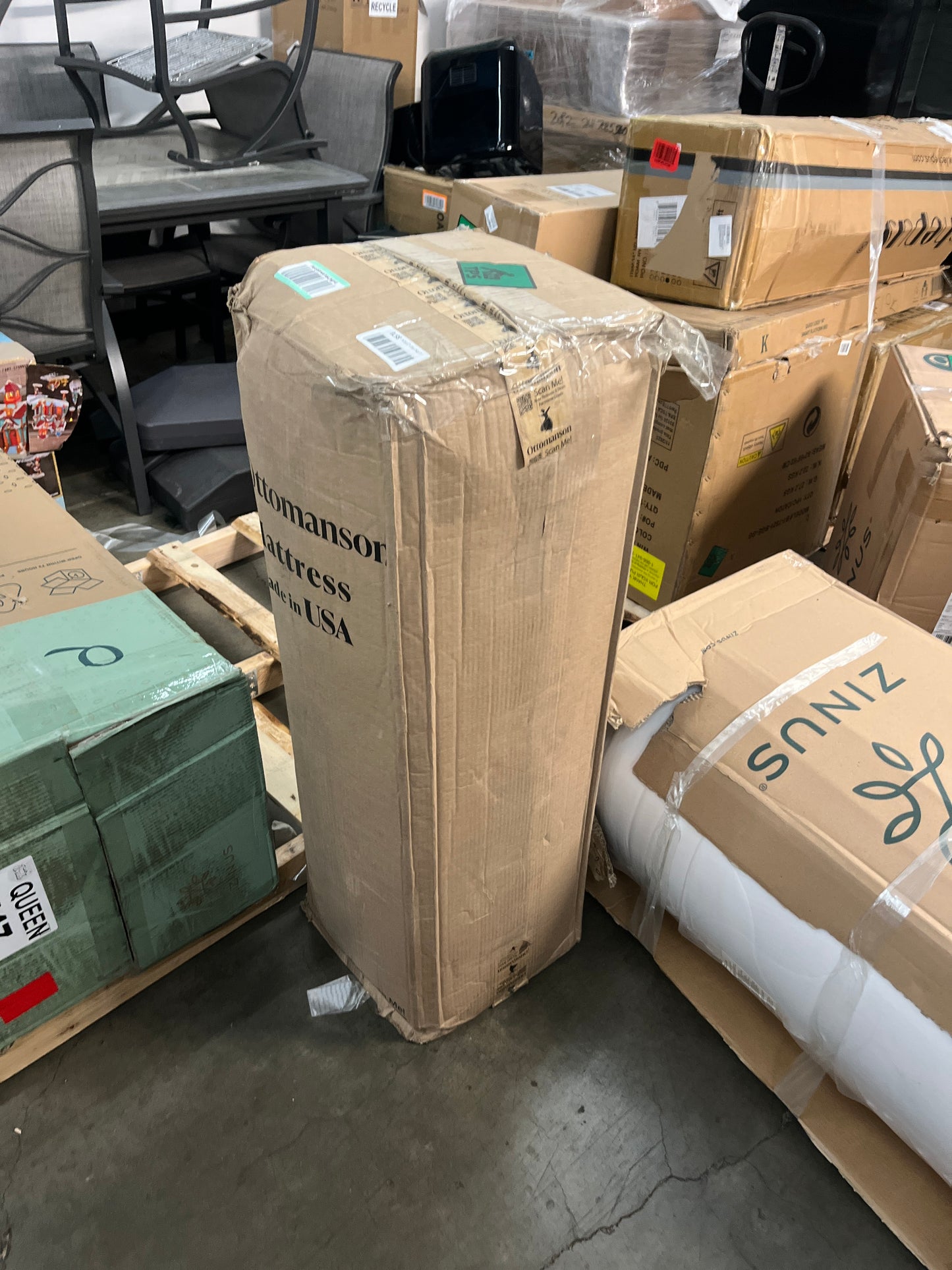 Ottomanson 9" Twin Mattress in a Box Made in USA, Firm Mattress, Hybrid Mattress Cool Improved Airflow with Edge to Edge Pocket Coil, Bed in A Box, Ottopedic - Retail $164