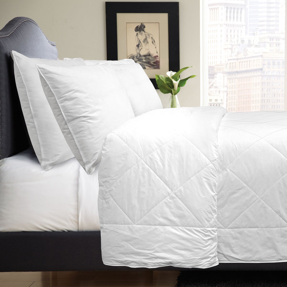 Silk Haven QUEEN All Natural Silk Filled, Hand-made Comforter  - Retail $180
