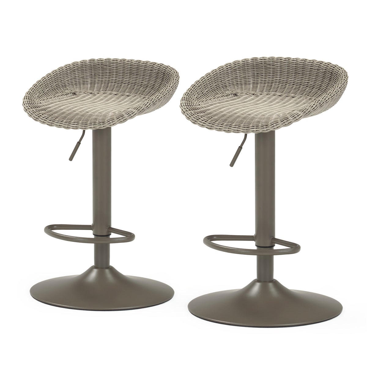 Portofino Airlift Barstool, 2-pack - Retail $280