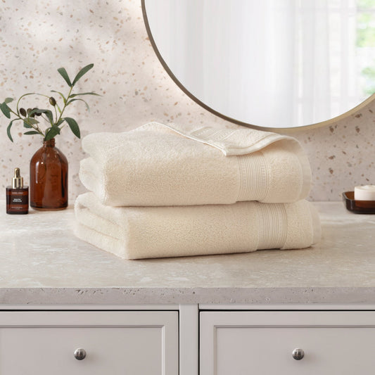 Charisma Ivory 100% Hygrocotton Towel Sets