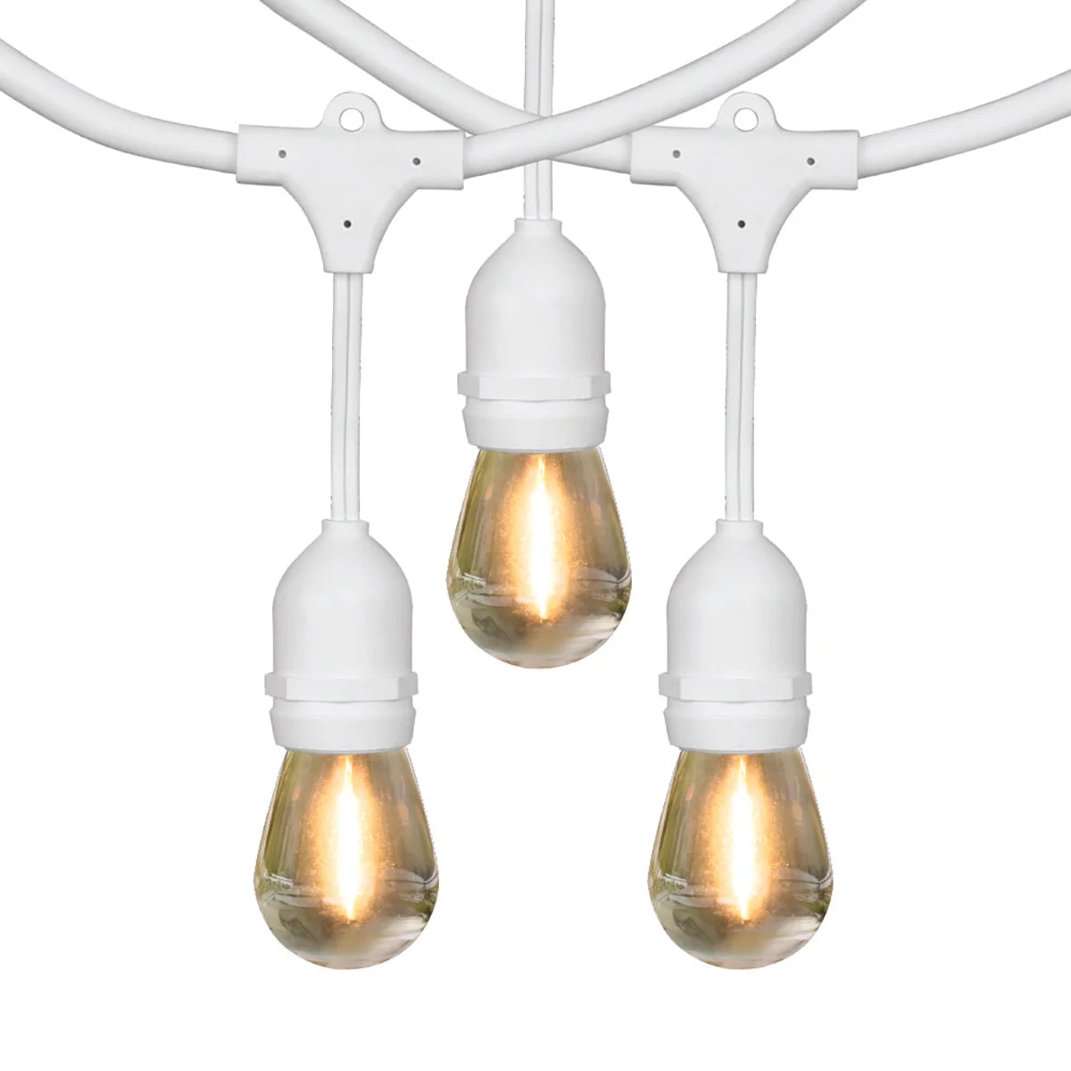Feit Electric WHITE 48ft LED Filament String Light Set - Retail $49