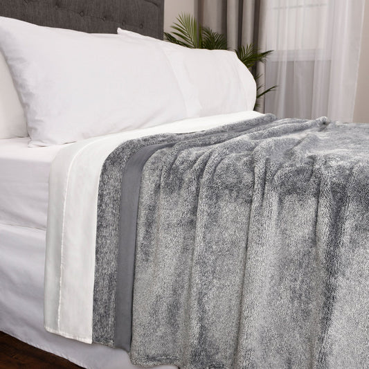 Kirkland Signature Plush Blanket, Queen