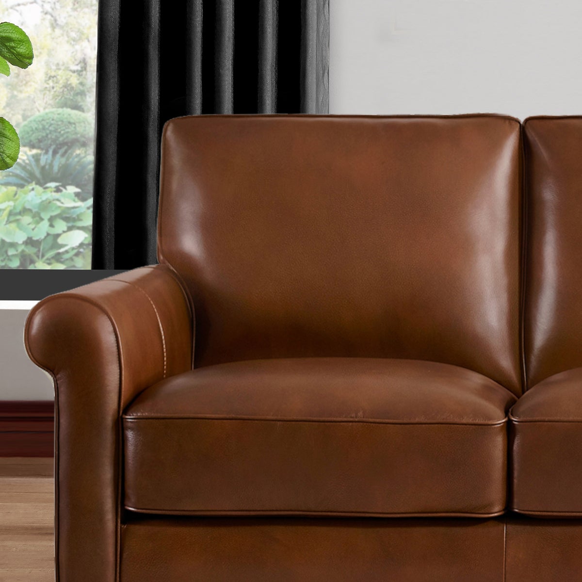 Larsen Top Grain Leather Sofa