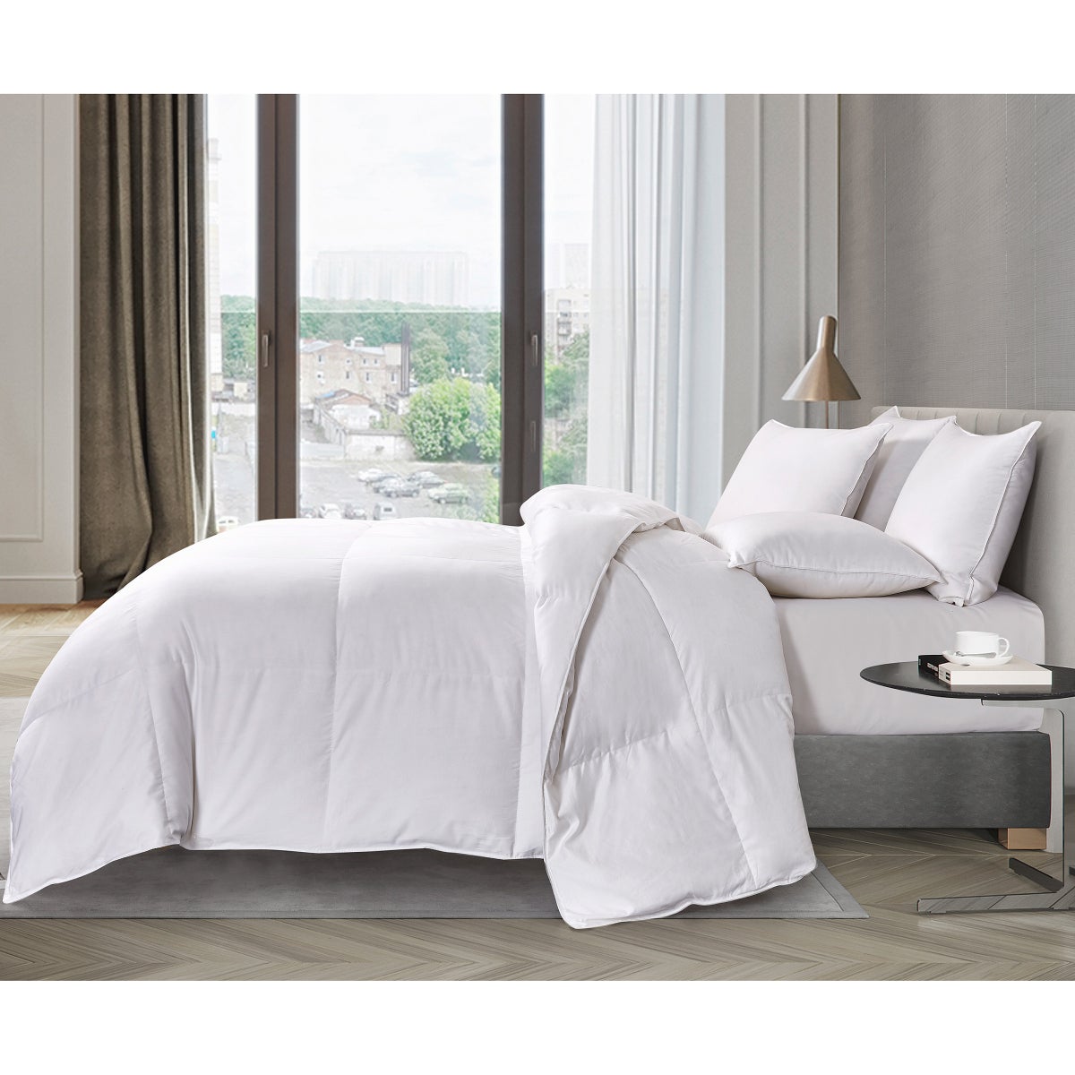 Royal Luxe White Down Comforter, King