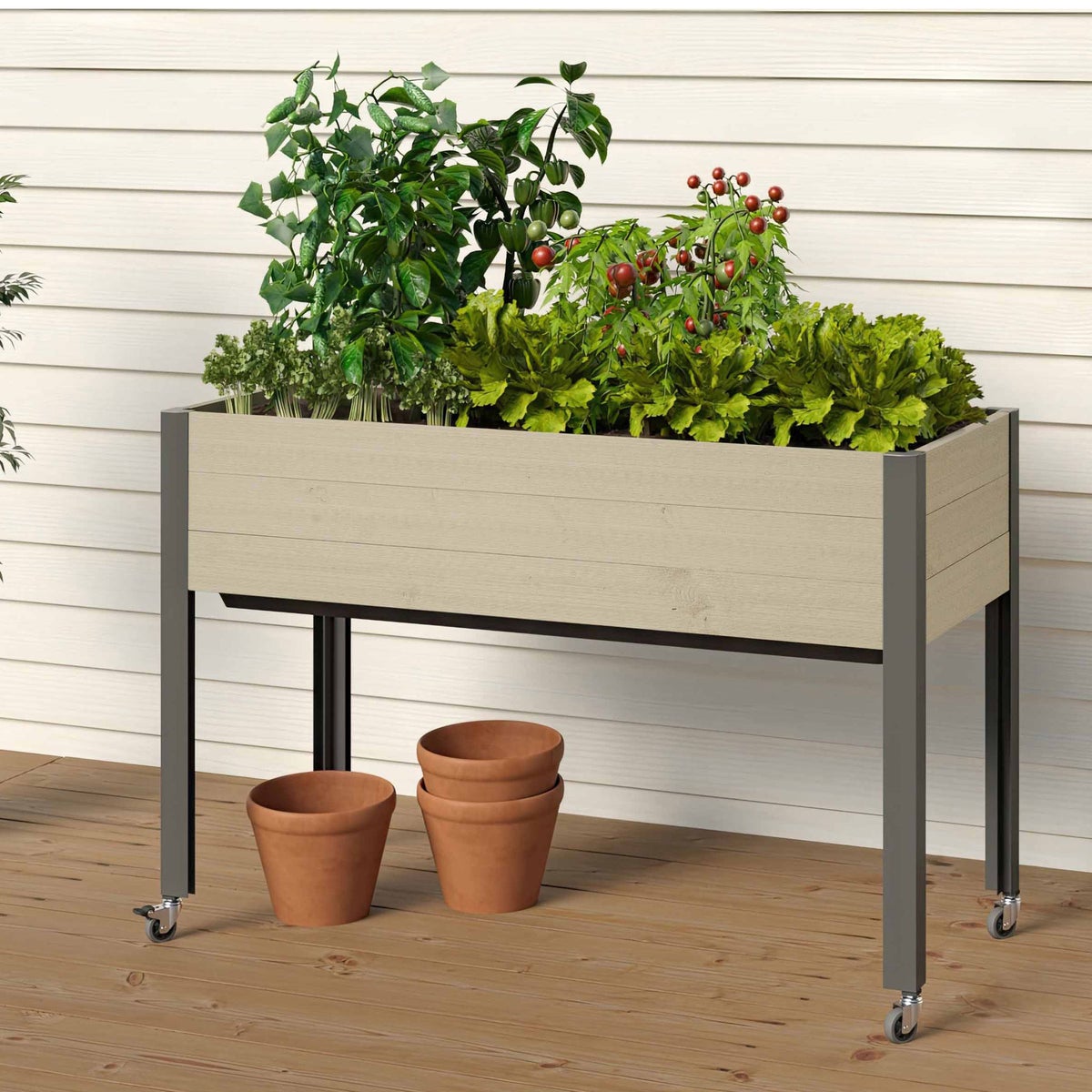 CedarCraft Self-Watering Elevated Spruce Planter