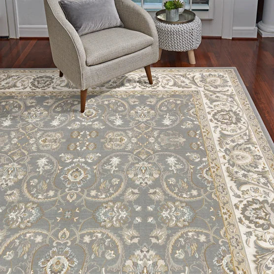 Thomasville Timeless Classic Rug Collection, Alden Grey, Rug Size: 6 ft. 6 in. by 9 ft. 6 in.