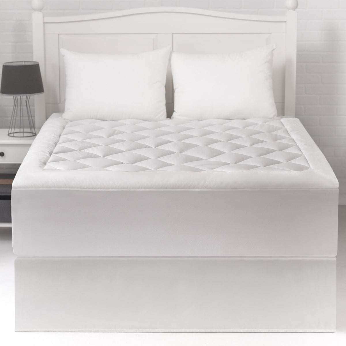 TheraLuxe by Therapedic CAL KING 400 Thread Count Cotton Mattress Pad
