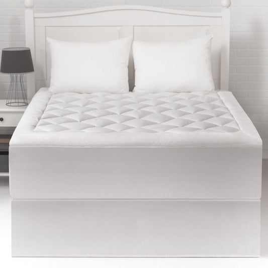 TheraLuxe by Therapedic CAL KING 400 Thread Count Cotton Mattress Pad