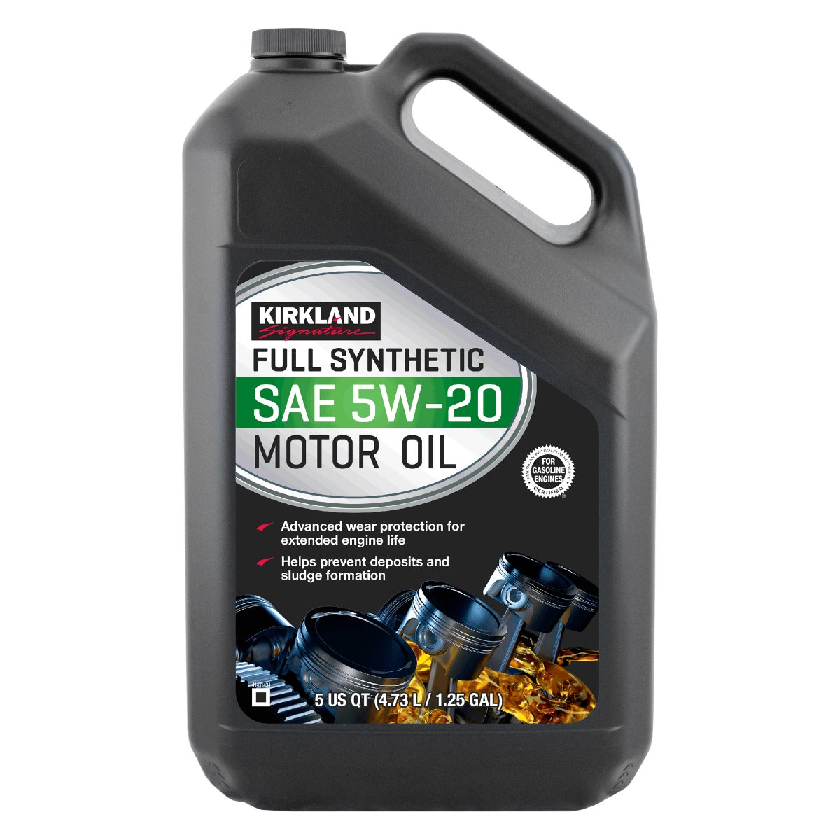 NEW - Kirkland Signature 5W-20 Full Synthetic Motor Oil 5-quart, 4-pack
