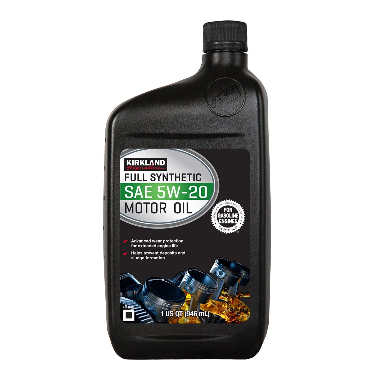 Kirkland Signature 5W-20 Full Synthetic Motor Oil 1-Quart, 12-pack