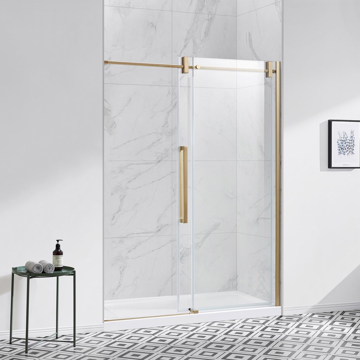NEW - OVE Decors Dayton 60" Shower Door