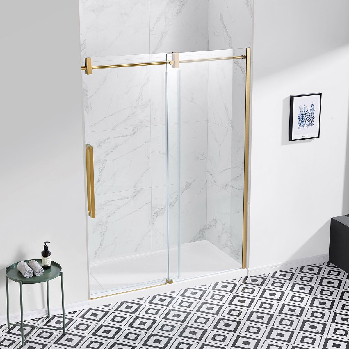 NEW - OVE Decors Dayton 60" Shower Door