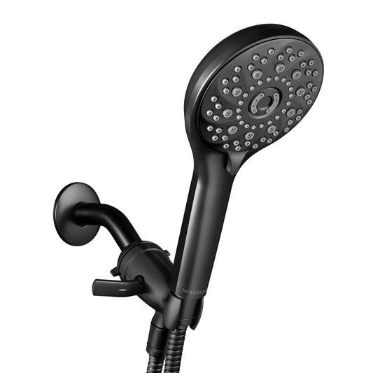 Waterpik Powerpulse Matte Black Therapeutic Massage Hand Held Shower Head