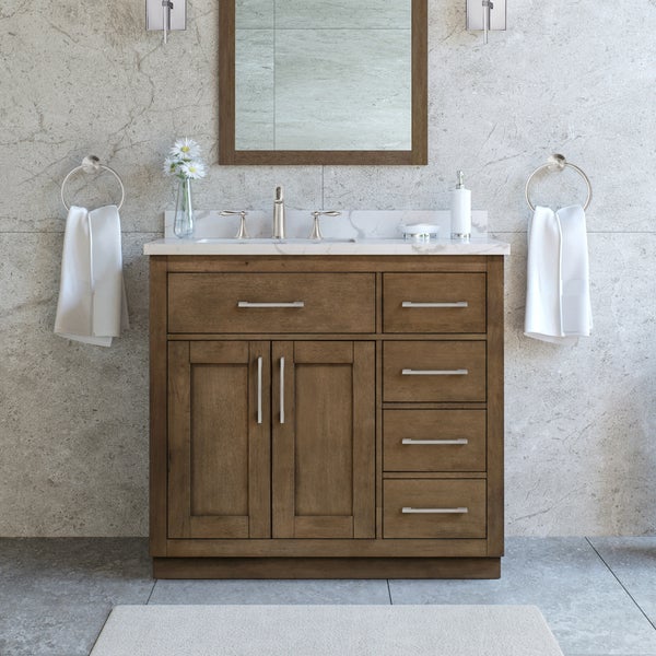 NEW - OVE Decors Alonso 36" Bath Vanity in Almond Latte