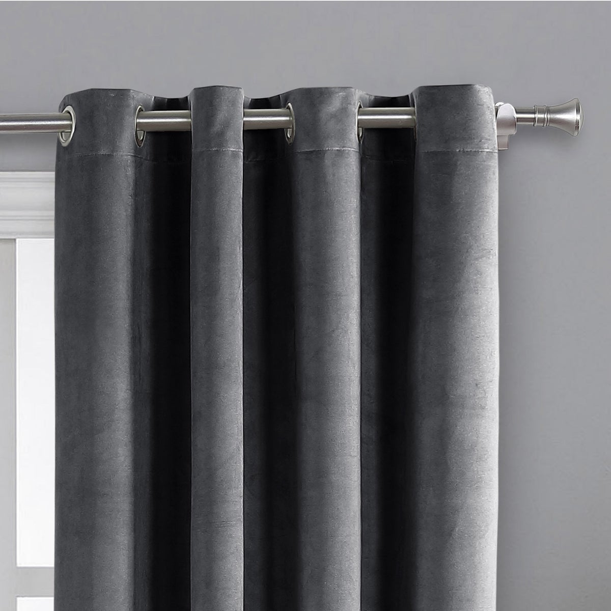Total Blackout Velvet Window Curtain, 2-pack