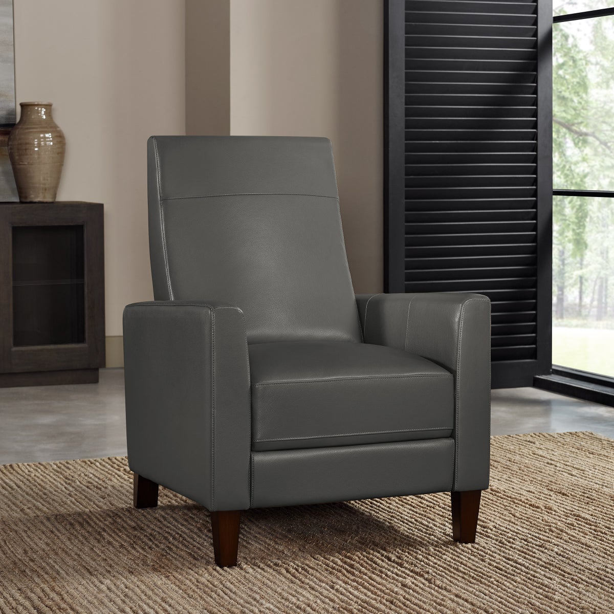 Barcalounger Ridgefield Leather Pushback Recliner