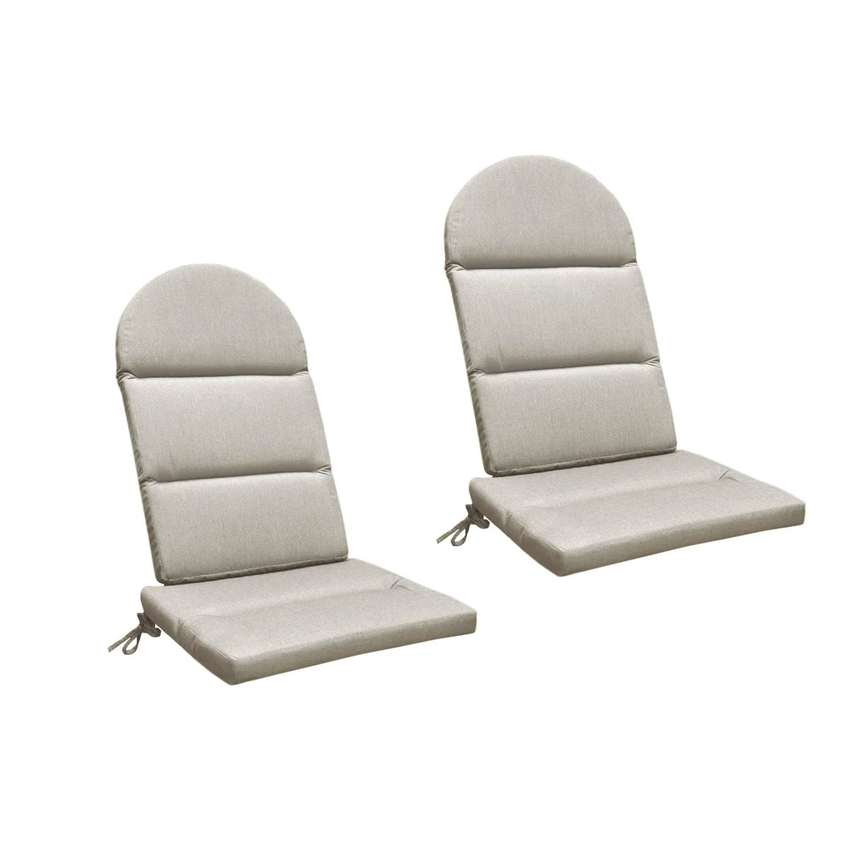 NEW - Adirondack Gray Cushion for Polywood Chairs, 2-pack - Retail $129