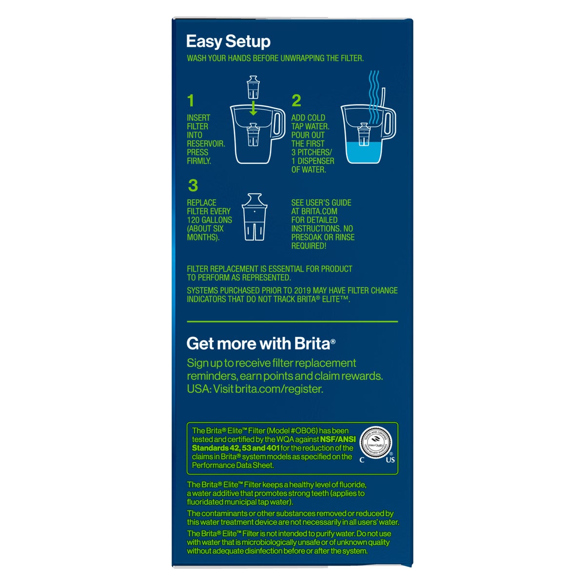 Brita Elite Replacement Water Filters, 4-count