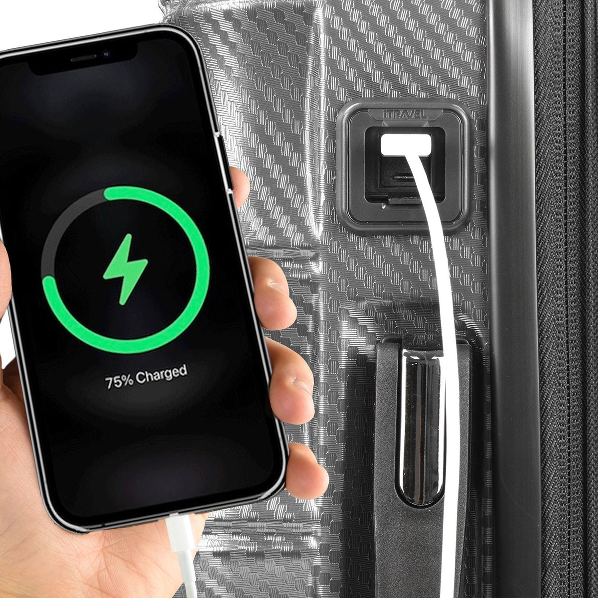 NEW - Traveler's Choice Grey Granville II 2-piece Hardside Spinner Luggage Set