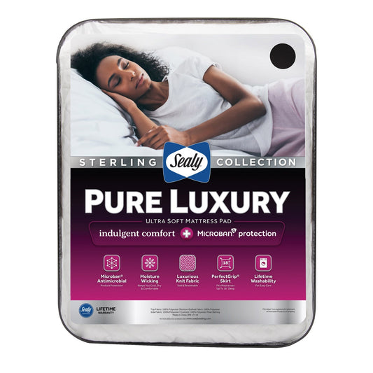 Sealy Sterling Collection Pure Luxury Mattress Pad - King