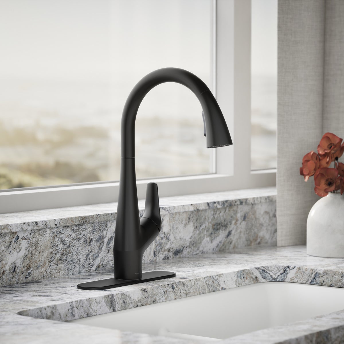 NEW - Kohler Lir Pull-down Kitchen Faucet, Touchless